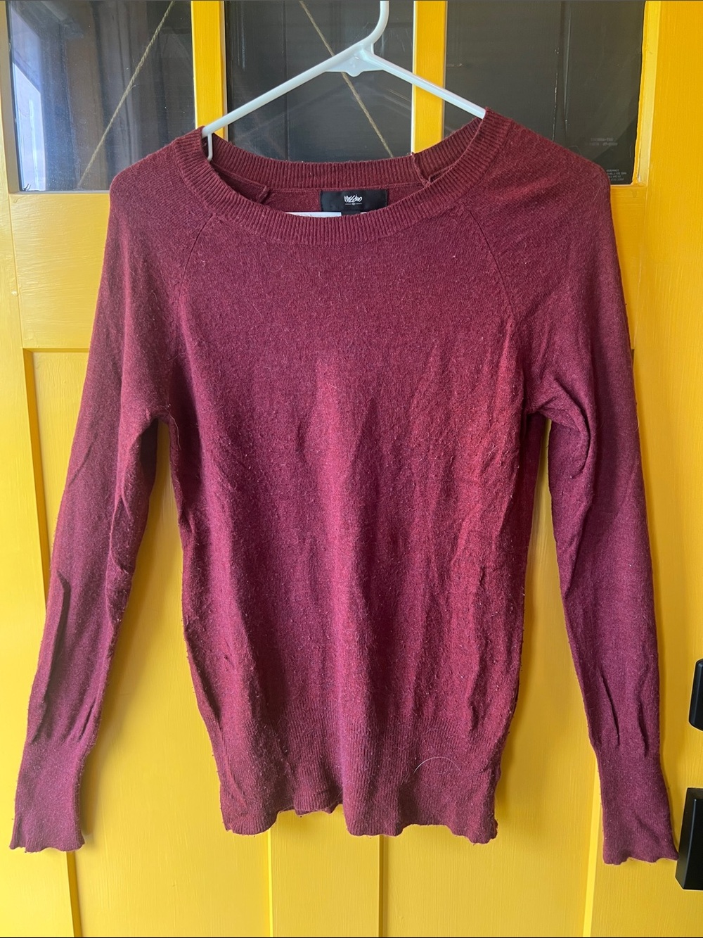 Women’s Crewneck Sweater in Burgundy